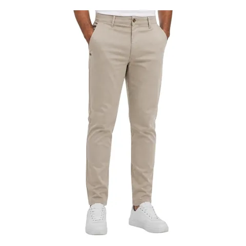 Calça de alfaiataria slim bege-areia